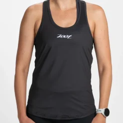 Women's Core Run Singlet - Black