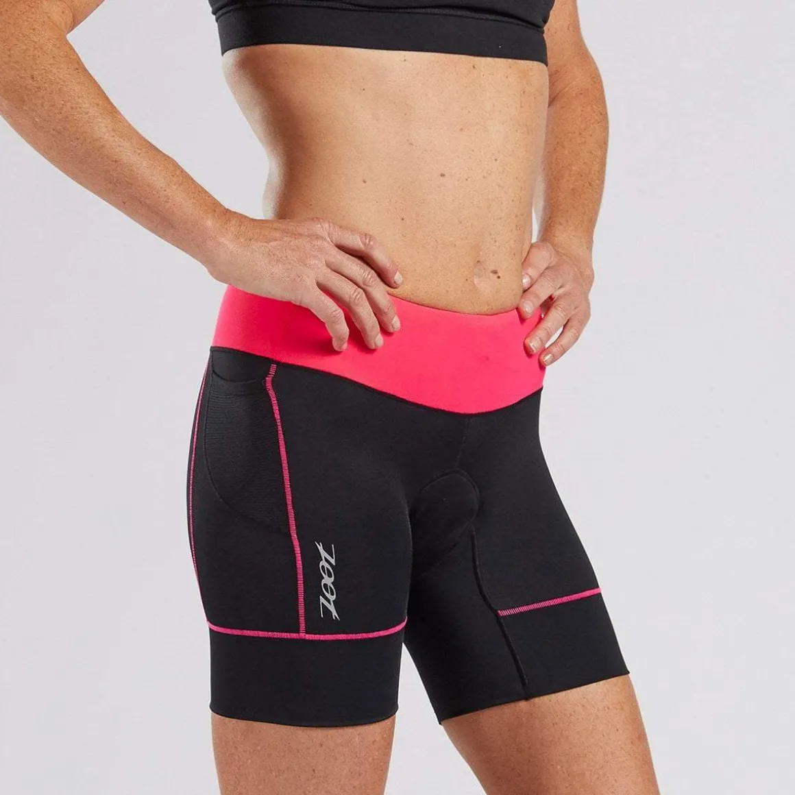 Womens Core+ Tri 6" Short - Blush