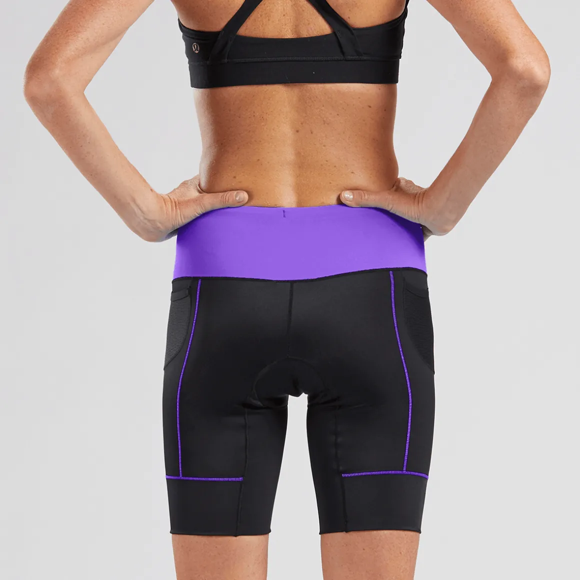 Womens Core+ Tri 8" Short - Violet