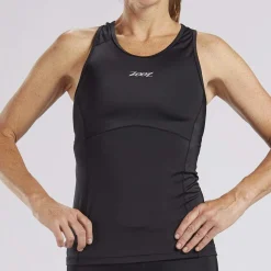 Womens Core+ Tri Racerback - Black