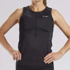 Womens Core+ Tri Tank - Black