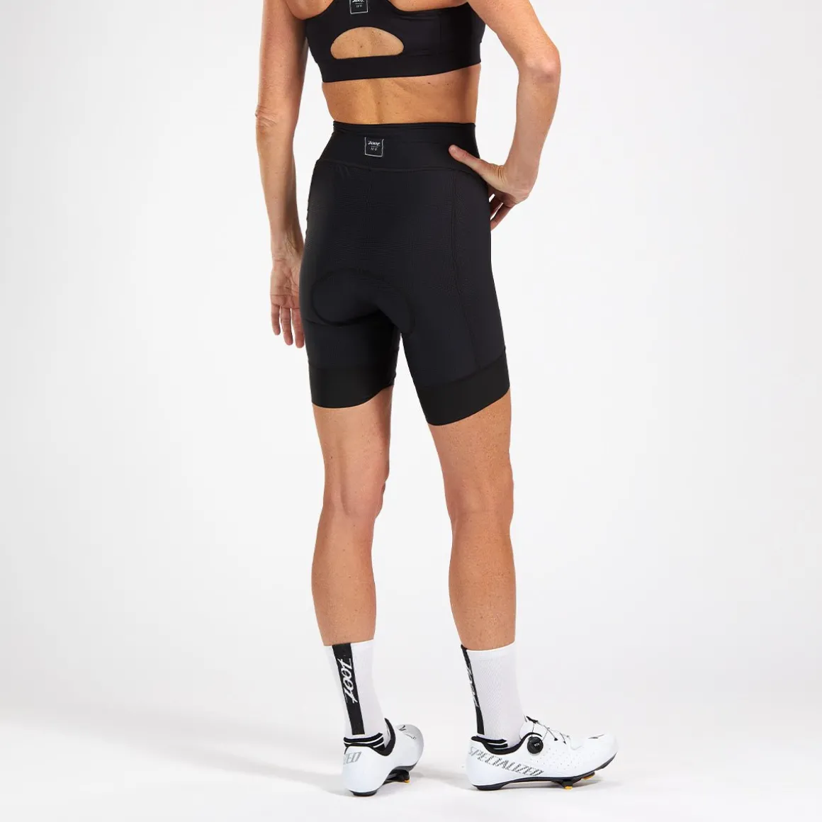 Women's Elite Cycle High Waist Short - Black