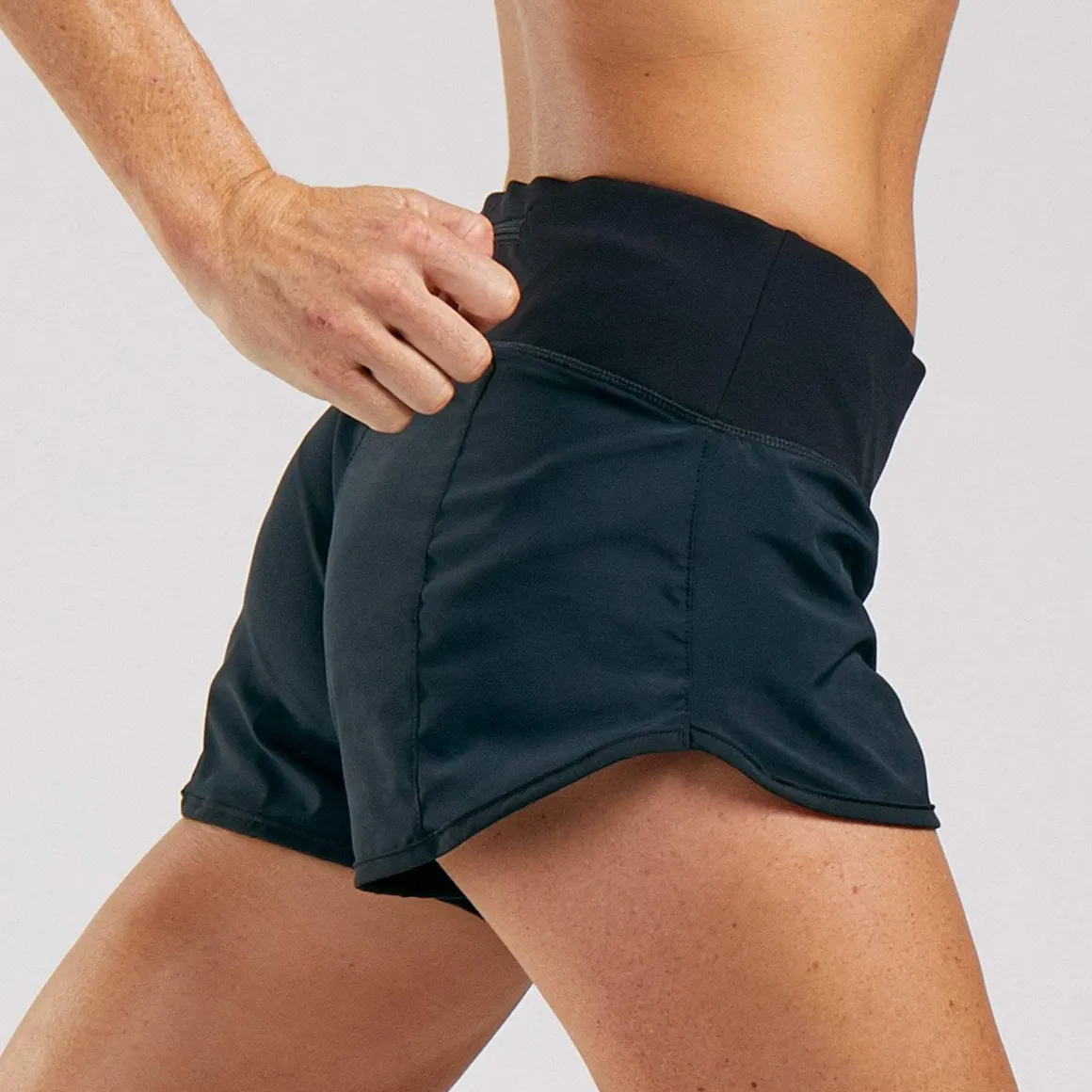 Women's Elite Run 3" Short - Black