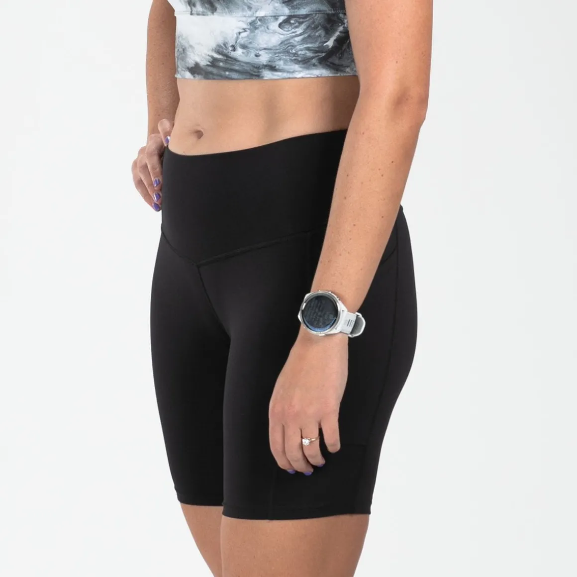 Women's Elite Run 8" Short - Black