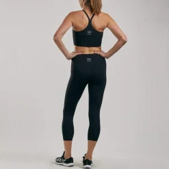 Women's Elite Run Capri - Black
