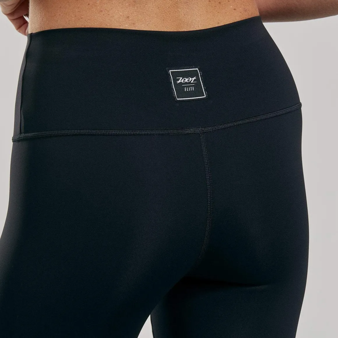 Women's Elite Run Capri - Black