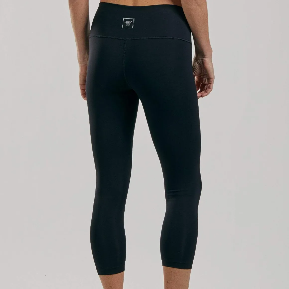 Women's Elite Run Capri - Black