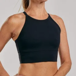Women's Elite Run Crop - Black