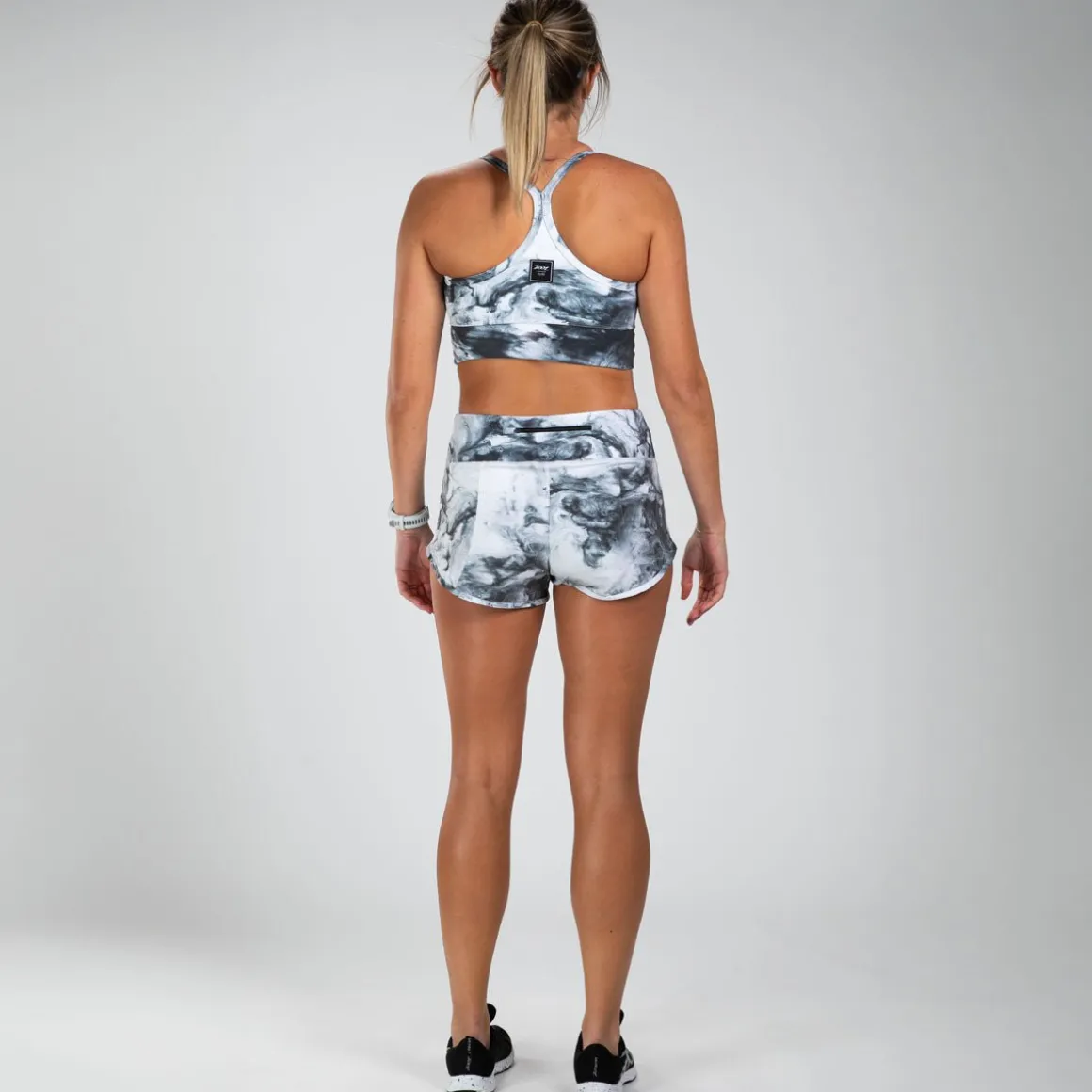 Women's Elite Run Crop - White Hot
