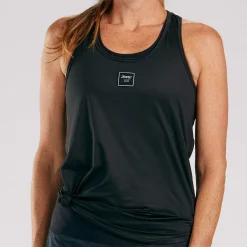 Women's Elite Run Singlet - Black