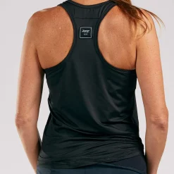Women's Elite Run Singlet - Black