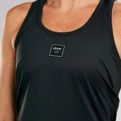 Women's Elite Run Singlet - Black