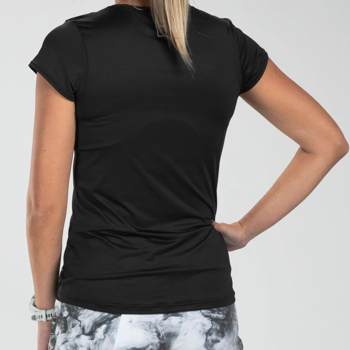 Women's Elite Run Tee - Black