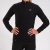 Women's Elite Run Thermo 1/2 Zip - Black