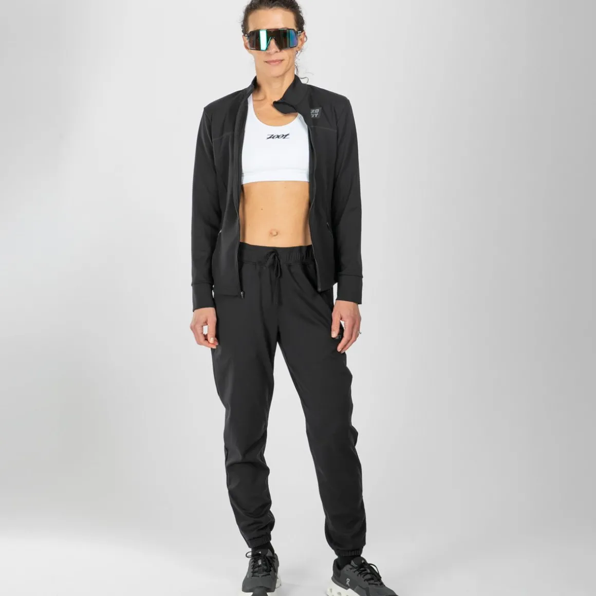 Women's Elite Run Track Jacket - Jet Black