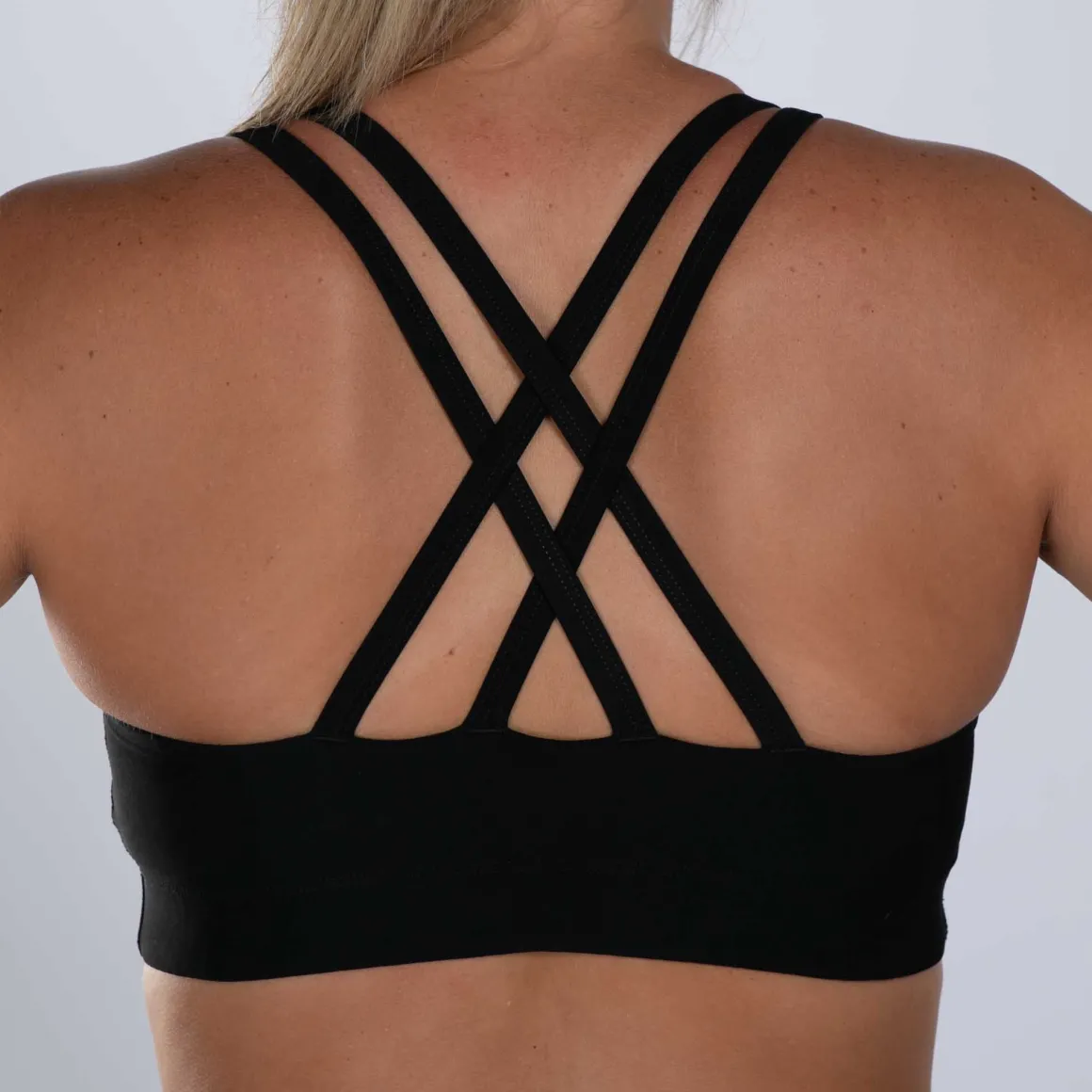 Women's Elite Swim Bikini Top - Black