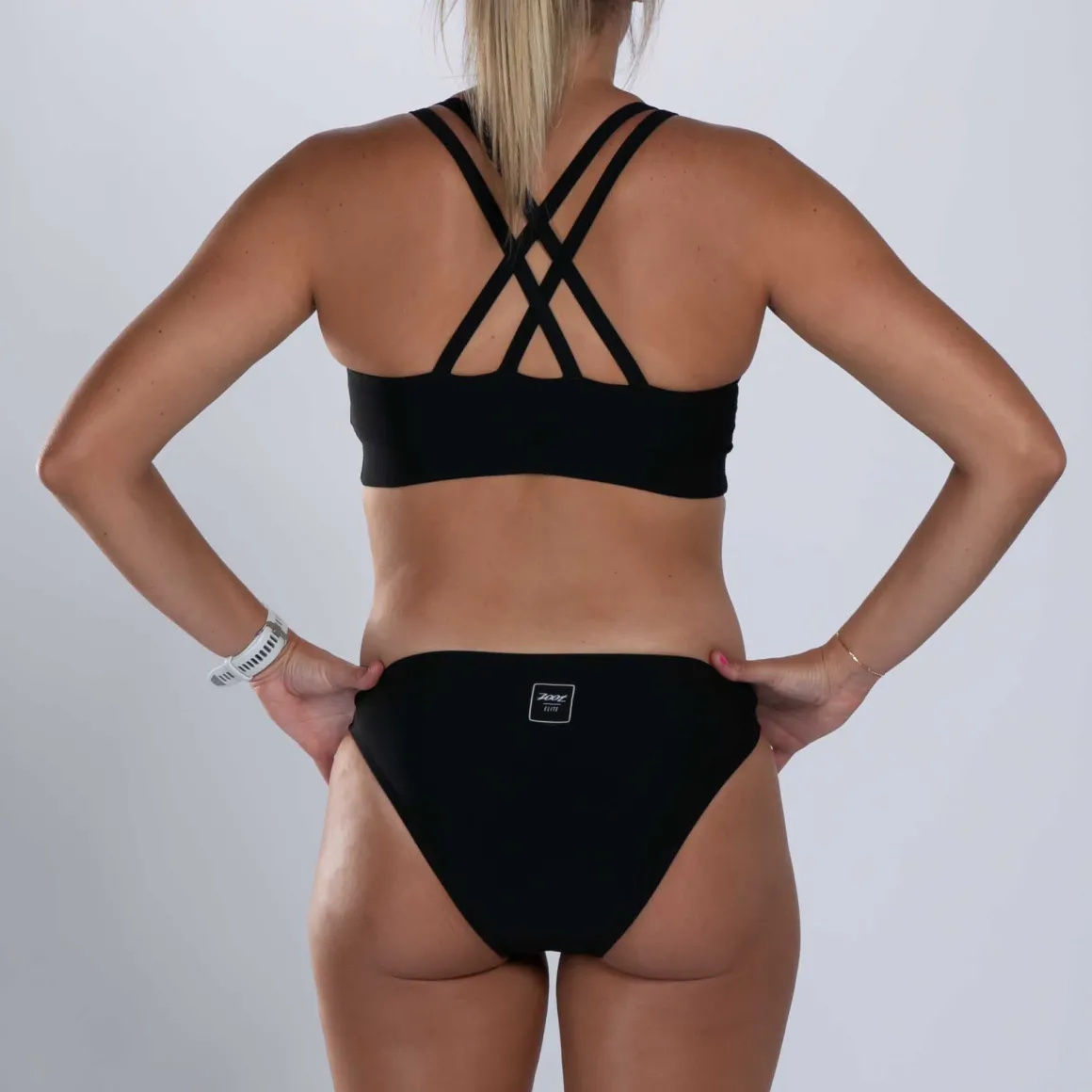 Women's Elite Swim Bikini Bottom - Black