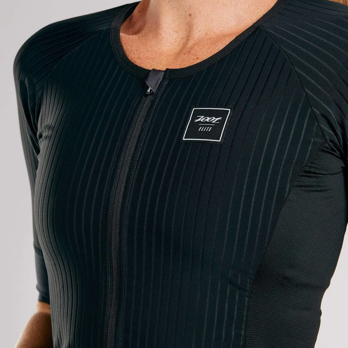 Women's Elite Tri Aero Jersey - Black