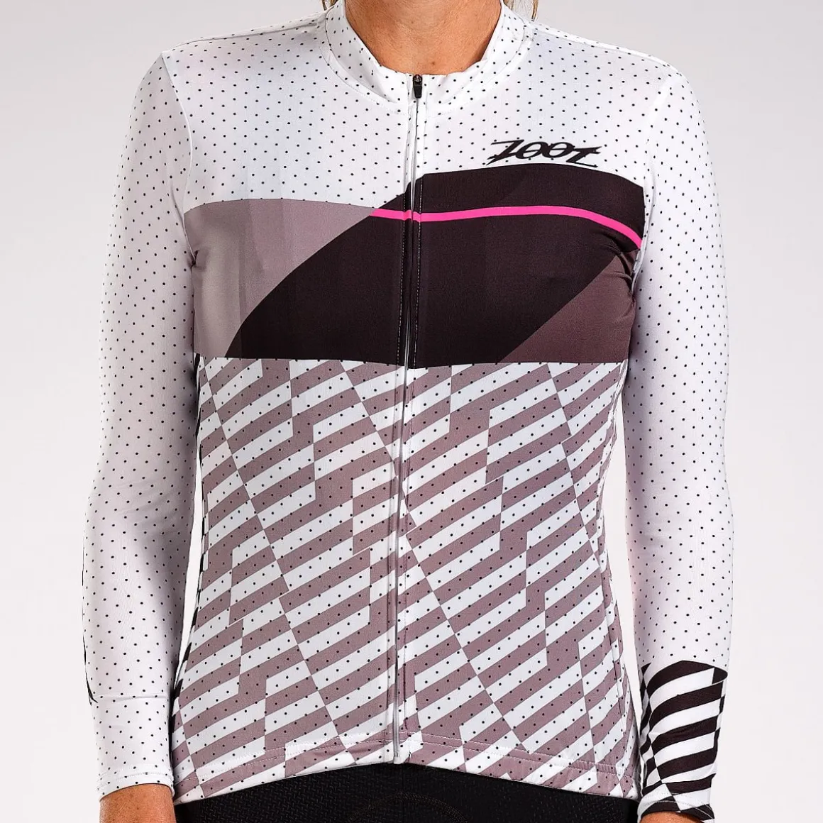 Women's Ltd Cycle Sun Stop Ls Jersey - White