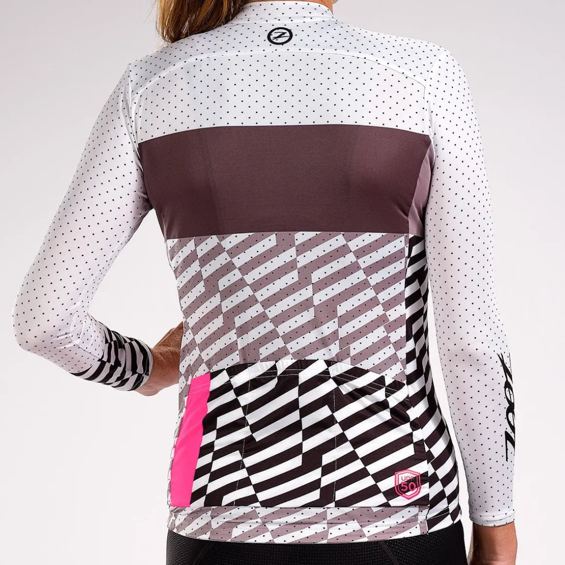 Women's Ltd Cycle Sun Stop Ls Jersey - White