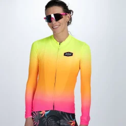 Women's Ltd Cycle Sun Stop Ls Jersey - Tropical Magic