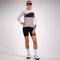 Women's Ltd Cycle Sun Stop Ls Jersey - White