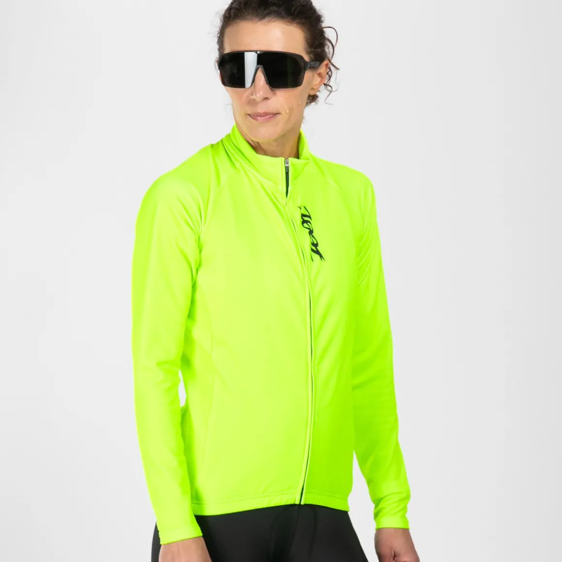 Women's Ltd Cycle Thermo Jersey - Safety Yellow