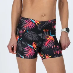 Women's Ltd Run 4" Pulse High-Rise Short - Tropical Magic