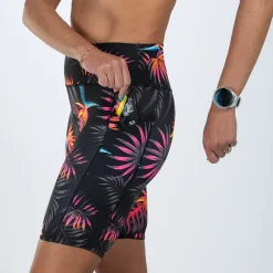 Women's Ltd Run 8" Pulse High-Rise Short - Tropical Magic
