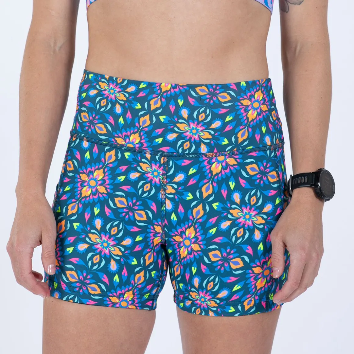 Women's Ltd Run 4" Pulse High-Rise Short - Kaleidoscope