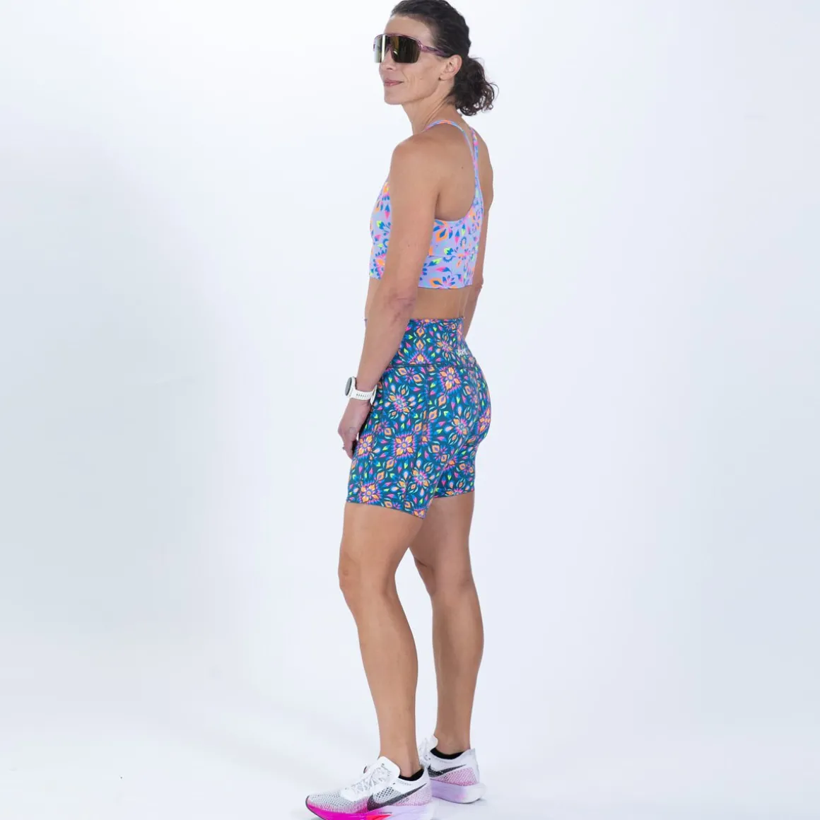 Women's Ltd Run 6" Pulse High-Rise Short - Kaleidoscope