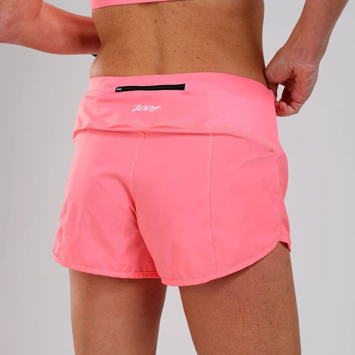 Women's LTD Run 3" Short - Neon Coral