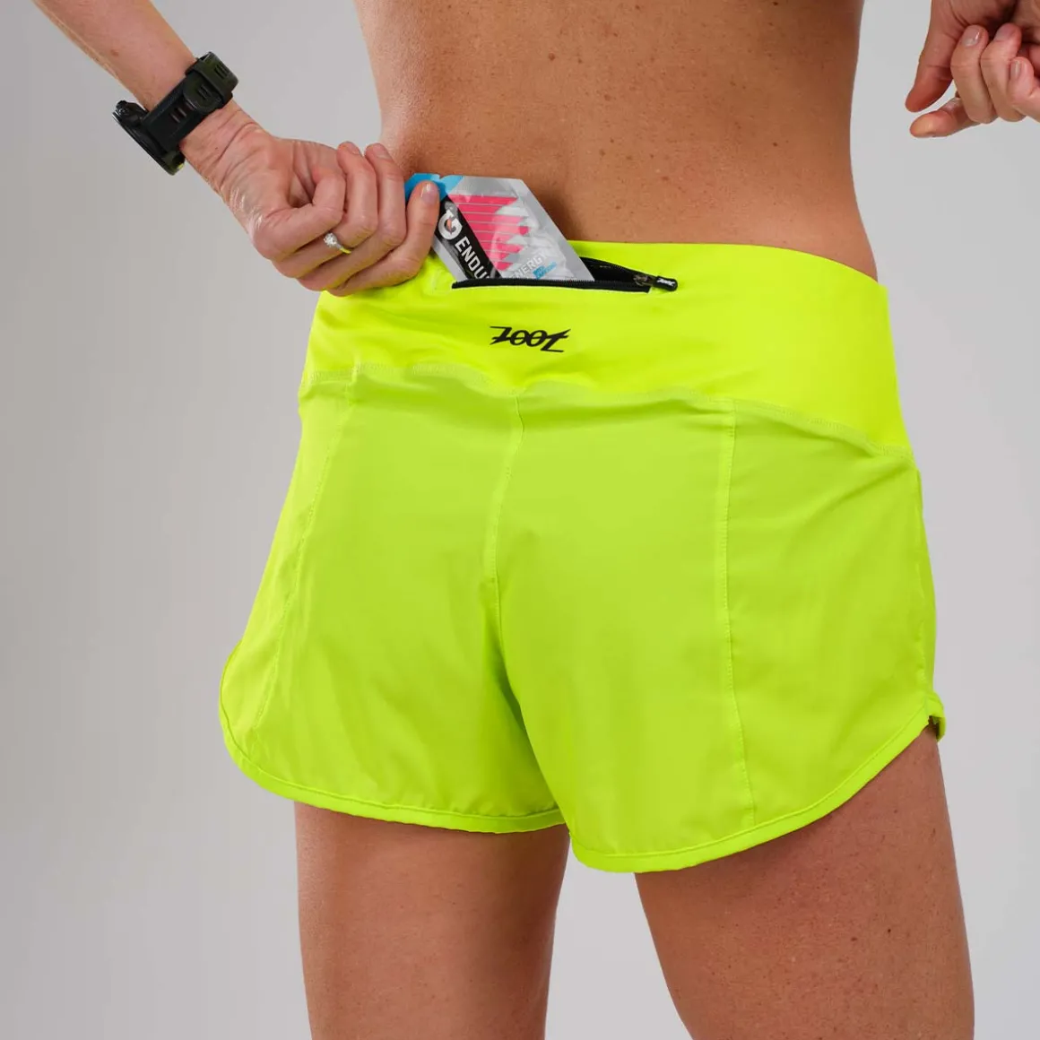 Women's LTD Run 3" Short - Neon Yellow