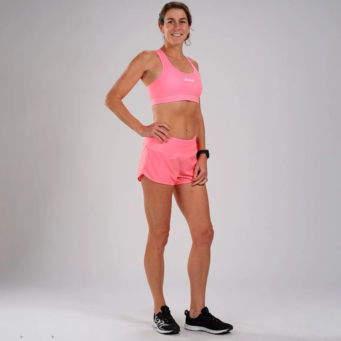 Women's LTD Run 3" Short - Neon Coral