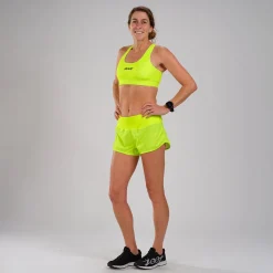 Women's LTD Run Bra - Neon Yellow
