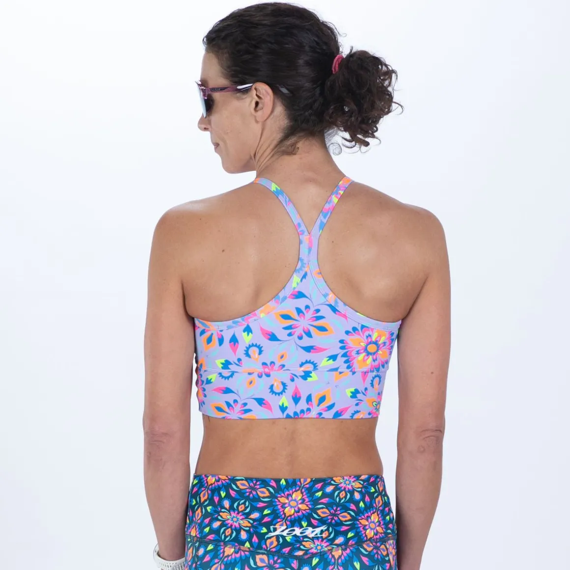 Women's Ltd Run Crop - Kaleidoscope