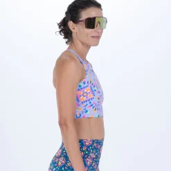 Women's Ltd Run Crop - Kaleidoscope