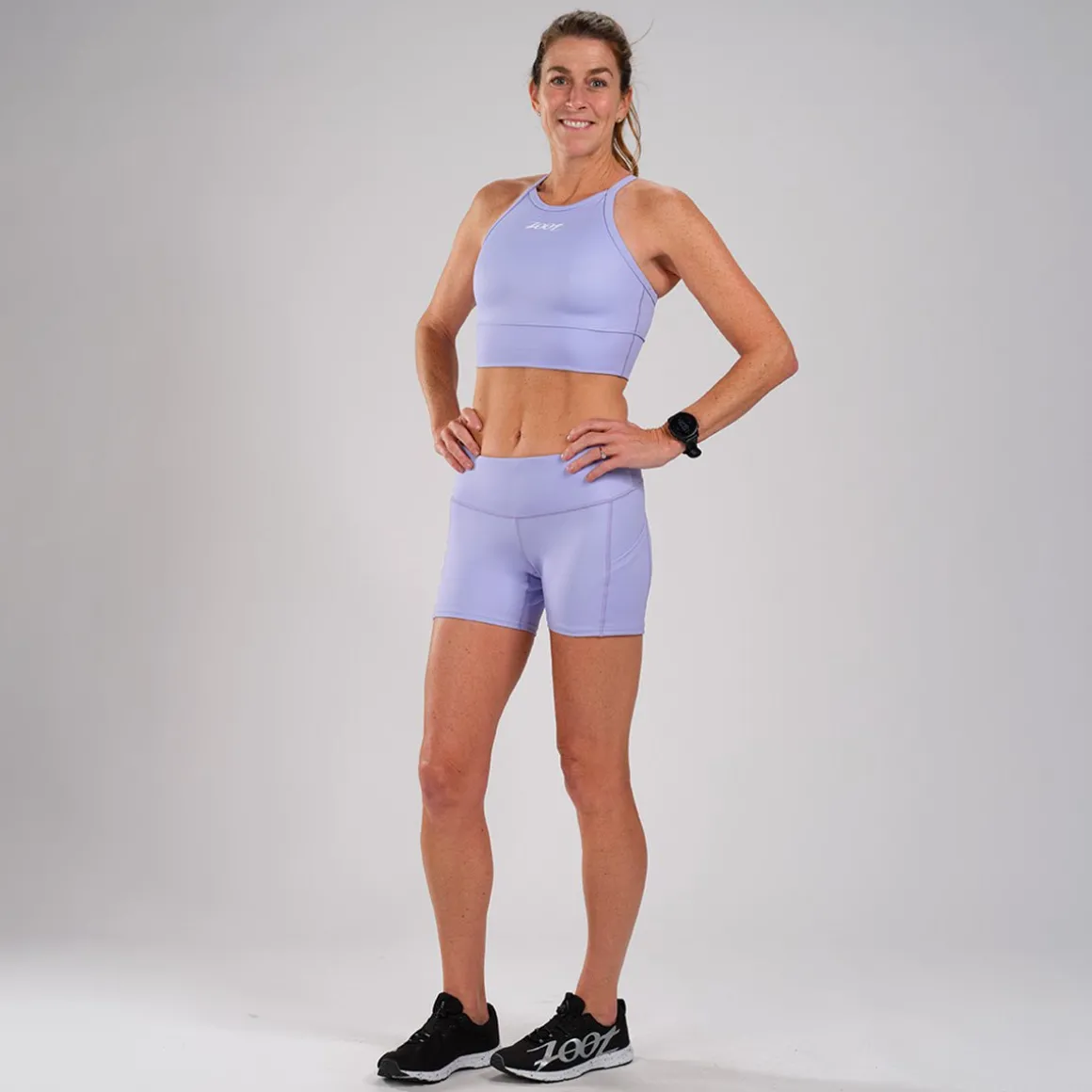 Women's LTD Run Crop - Lilac