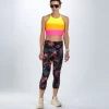 Women's Ltd Run High Rise Capri - Tropical Magic