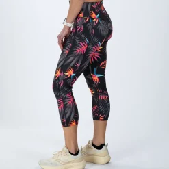 Women's Ltd Run High Rise Capri - Tropical Magic