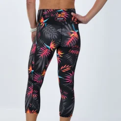Women's Ltd Run High Rise Capri - Tropical Magic