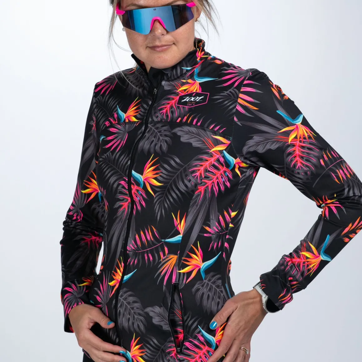 Women's Ltd Run Pulse Jacket - Tropical Magic