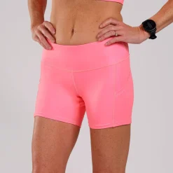 Women's LTD Run Pulse Short - Neon Coral