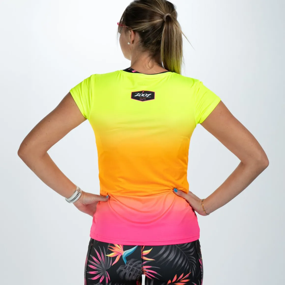 Women's Ltd Run Tee - Tropical Magic