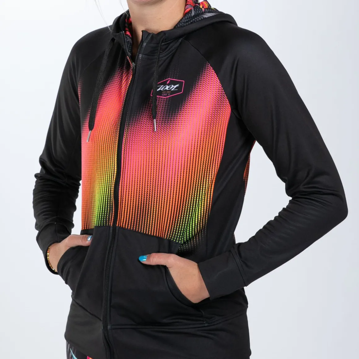 Women's Ltd Run Thermal Hoodie - Tropical Magic