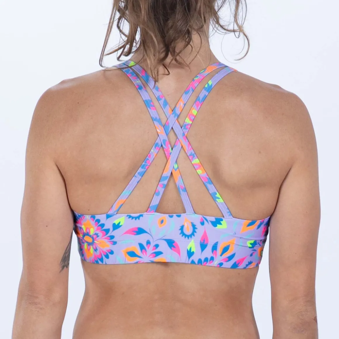 Women's Ltd Swim Crossback Bikini Top - Kaleidoscope