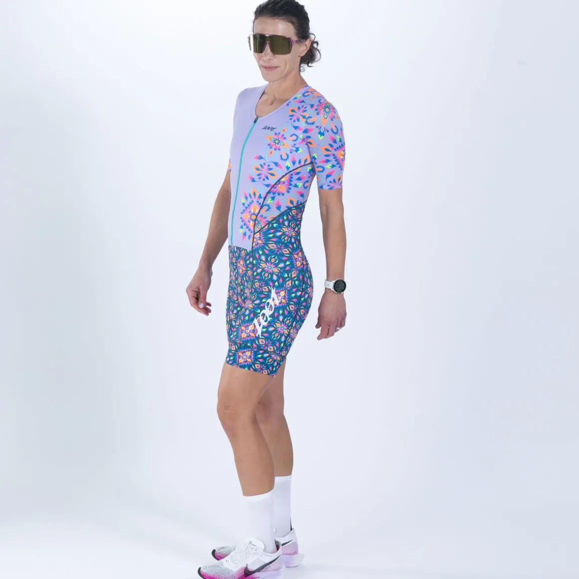 Women's Ltd Tri Aero Fz Racesuit - Kaleidoscope