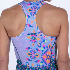 Women's Ltd Tri Slvs Fz Racesuit - Kaleidoscope