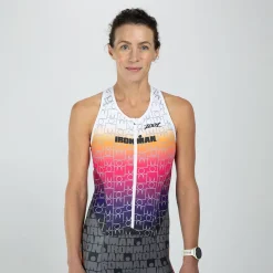 Women's Ltd Tri Slvs Fz Racesuit - IM Endurance