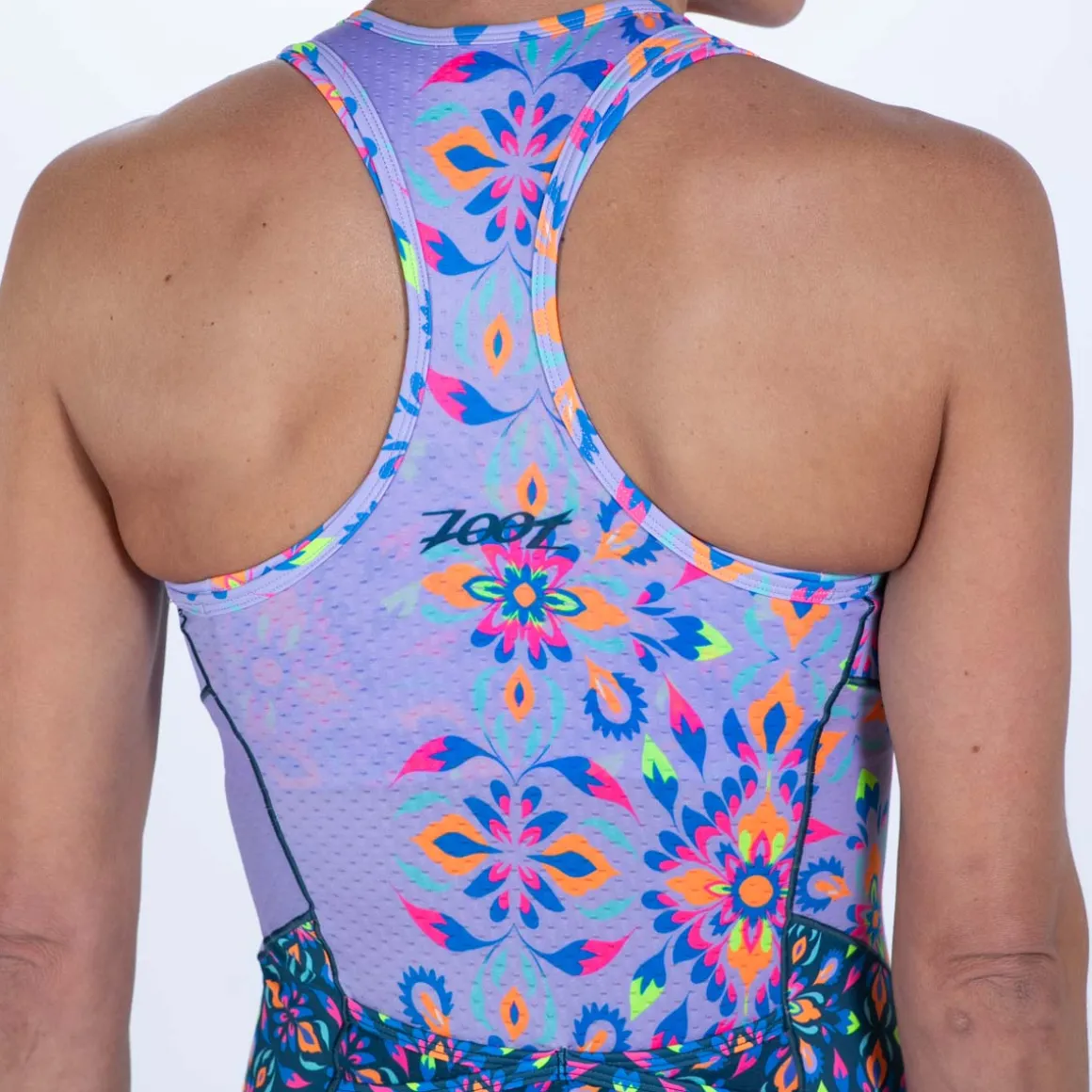 Women's Ltd Tri Slvs Fz Racesuit - Kaleidoscope